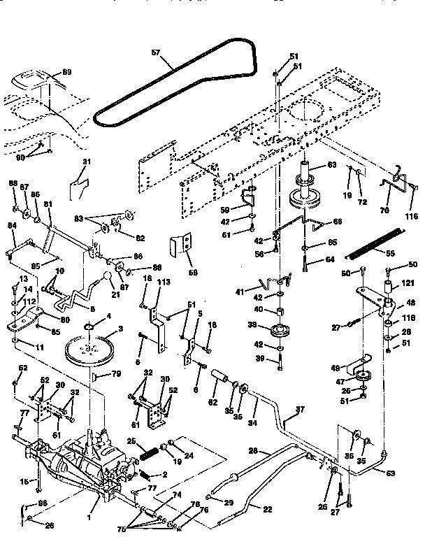 Craftsman 917259546 drive diagram