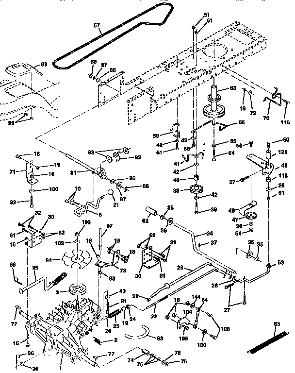 Craftsman 917259556 drive diagram
