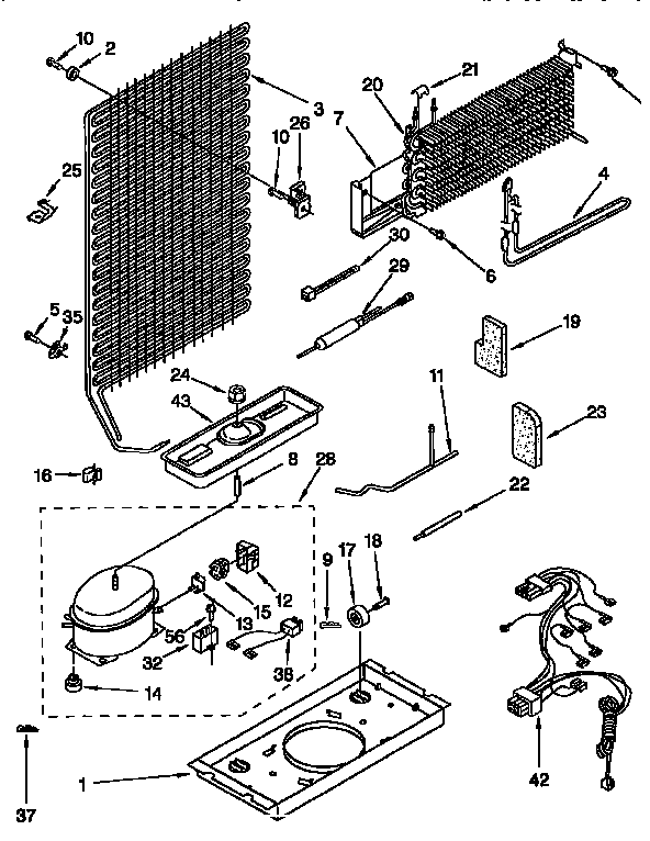 Whirlpool ET14JMXFW01 unit diagram