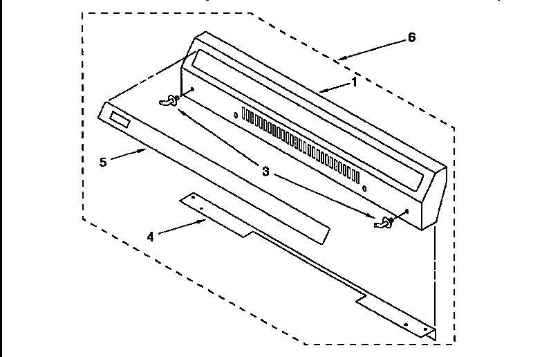 Whirlpool RF3010XEW0 backguard diagram
