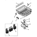 Kenmore 66515891790 lower dishrack diagram