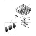 Kenmore 66516798790 lower dishrack diagram