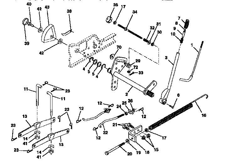 Craftsman 917258902 lift assembly diagram