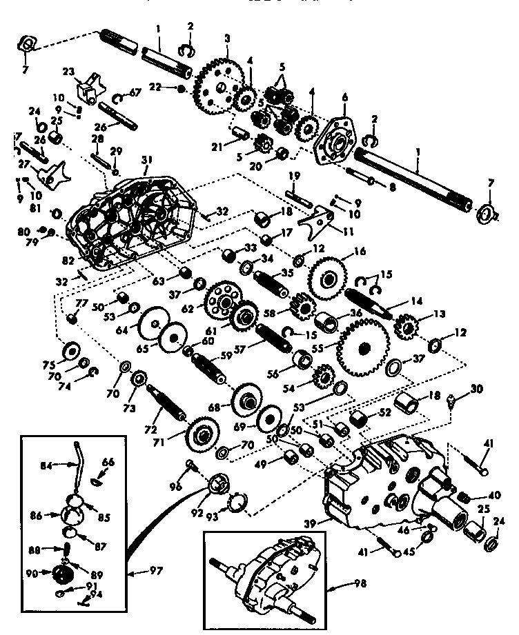Craftsman 917258902 transaxle diagram