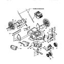MTD 11A-597F099 mower deck diagram