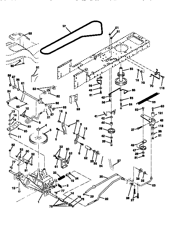 Craftsman 917259545 drive diagram