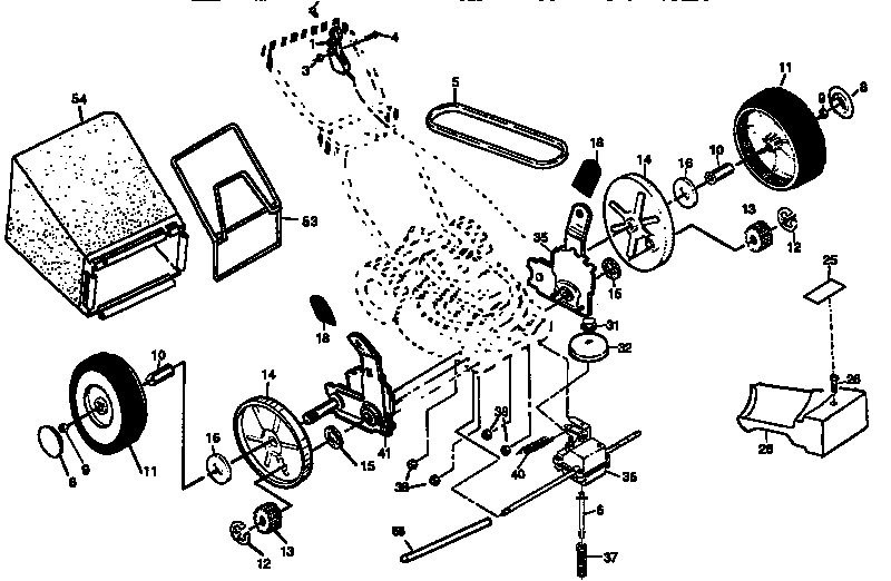 Craftsman 917379322 drive assembly diagram