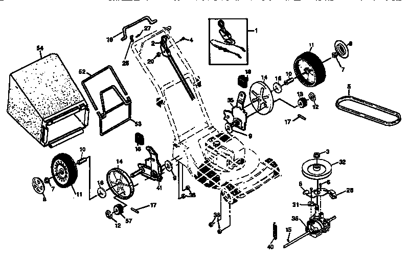 Craftsman 917377332 drive assembly diagram
