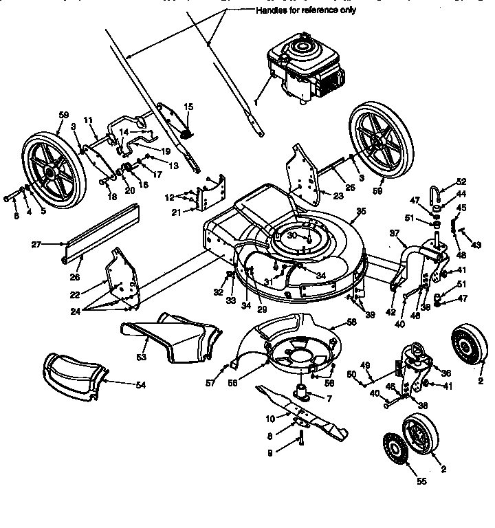 Craftsman 247370350 mower deck diagram