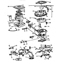 Briggs & Stratton 422437-0721-01 air cleaner-carburetor diagram