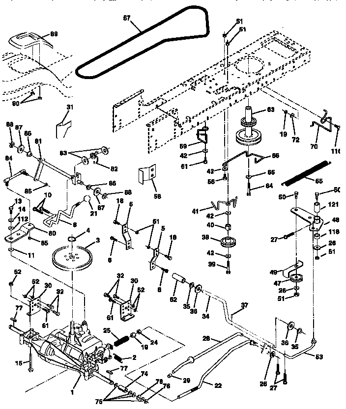 Craftsman 917259547 drive diagram