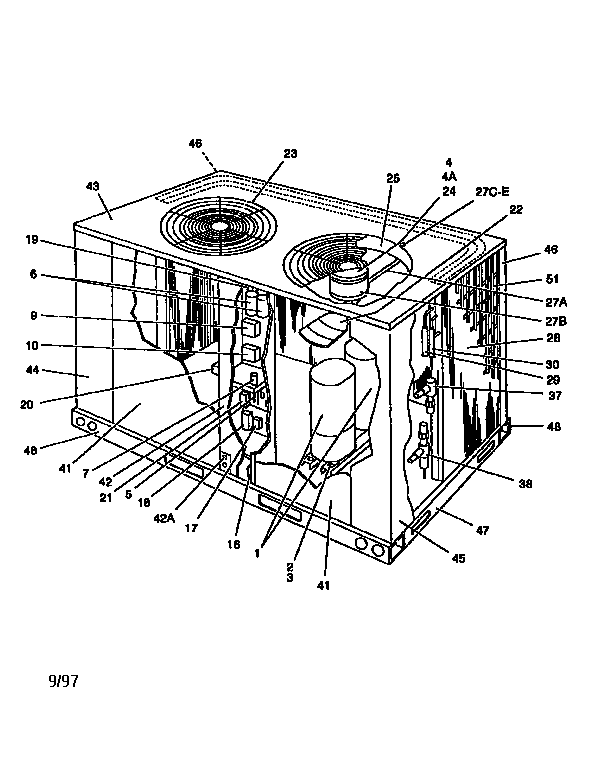 York H2CE120A25A condensing unit diagram