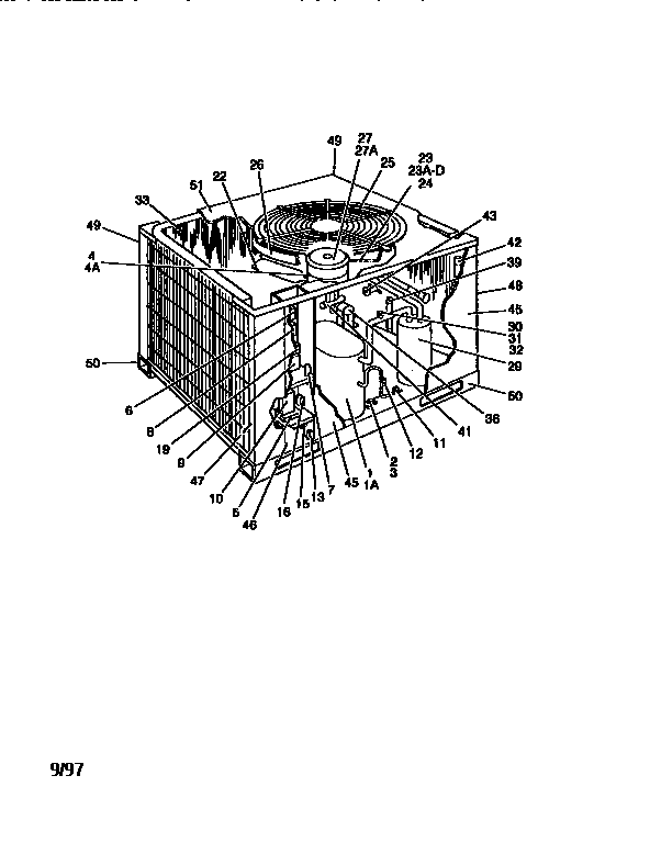 York E2FB090A46 condensing unit diagram