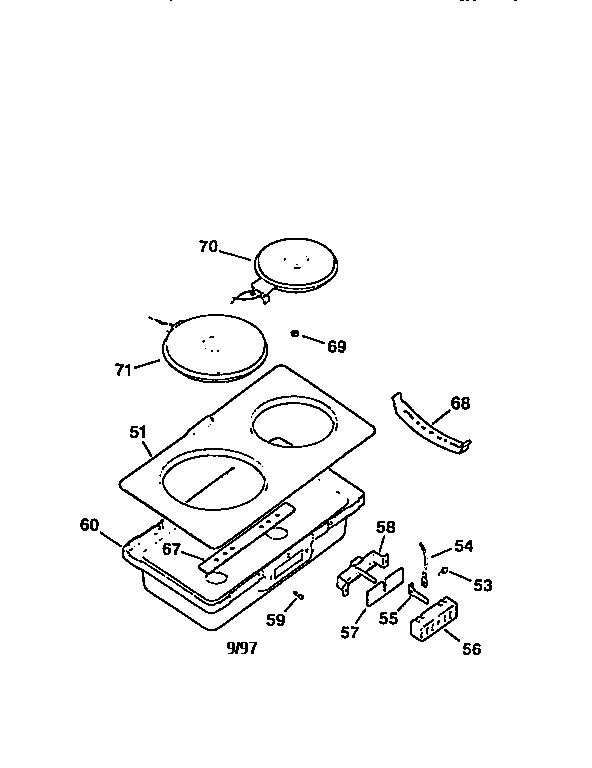 Kenmore 91142055 911.42055 accessory module diagram