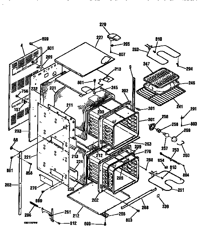 Kenmore 91141369791 body section diagram