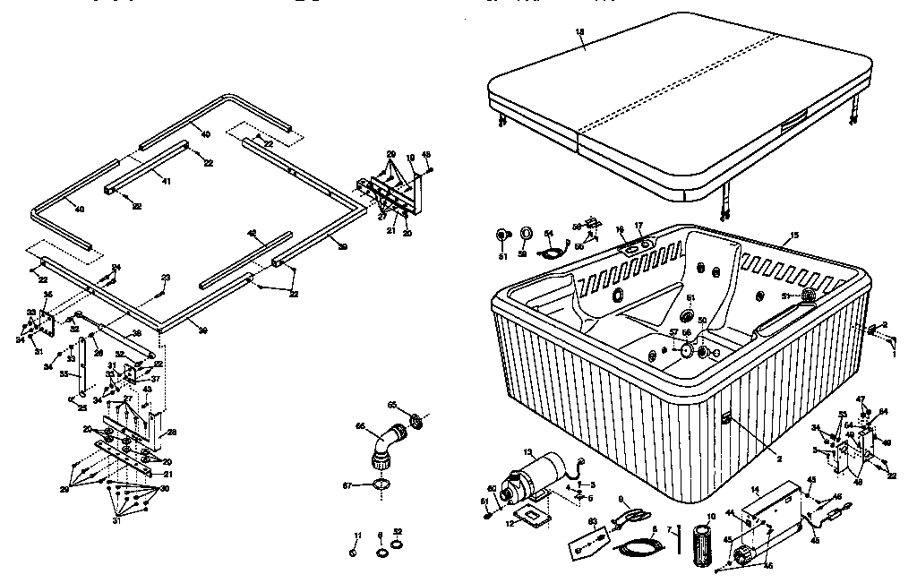 Weslo WLHS40070 replacement parts diagram