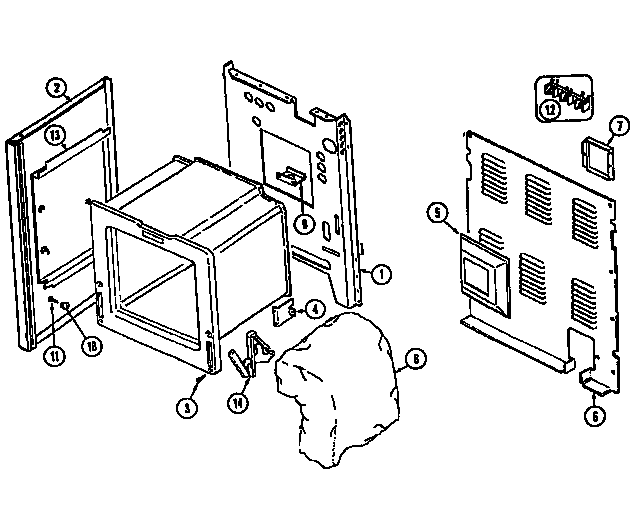 Kenmore 62946775690 body (serial prefic up to 11) diagram