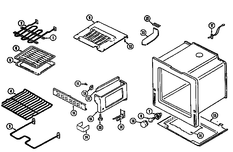 Kenmore 62946775690 oven/base (serial up to 12) diagram