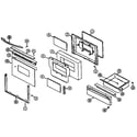 Kenmore 62946775690 door/drawer (serial prefix 12) diagram
