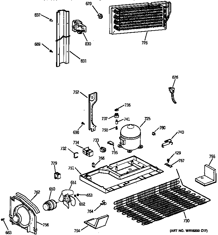 Kenmore 36378597892 unit parts diagram
