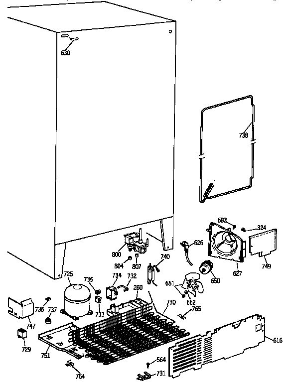 Kenmore 36358062890 unit parts diagram