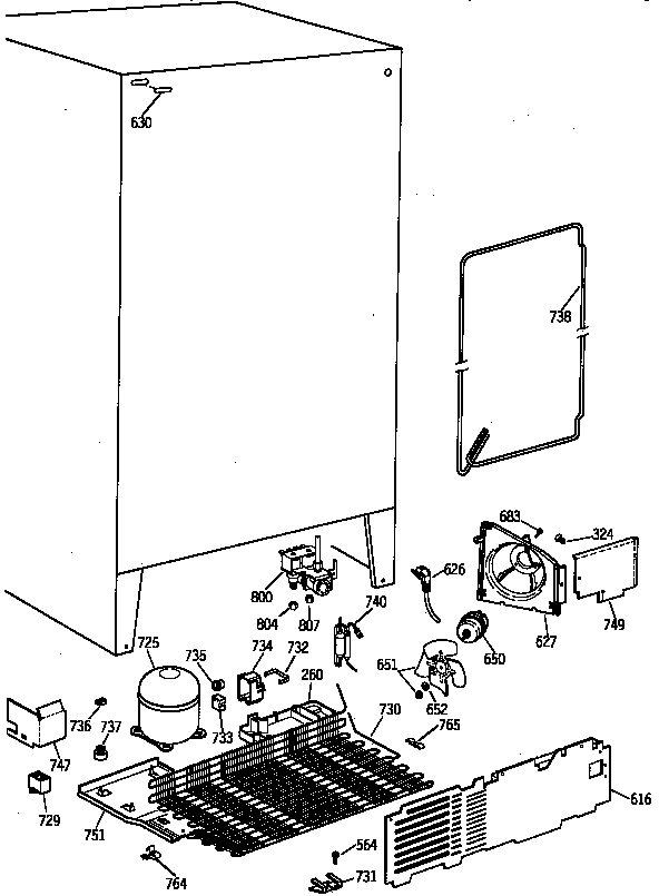 Kenmore 36358067890 unit parts diagram