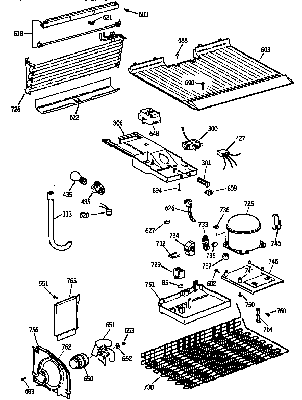 Kenmore 36368842890 unit parts diagram
