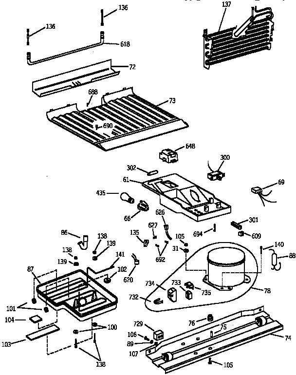 Kenmore 36337458791 unit parts diagram
