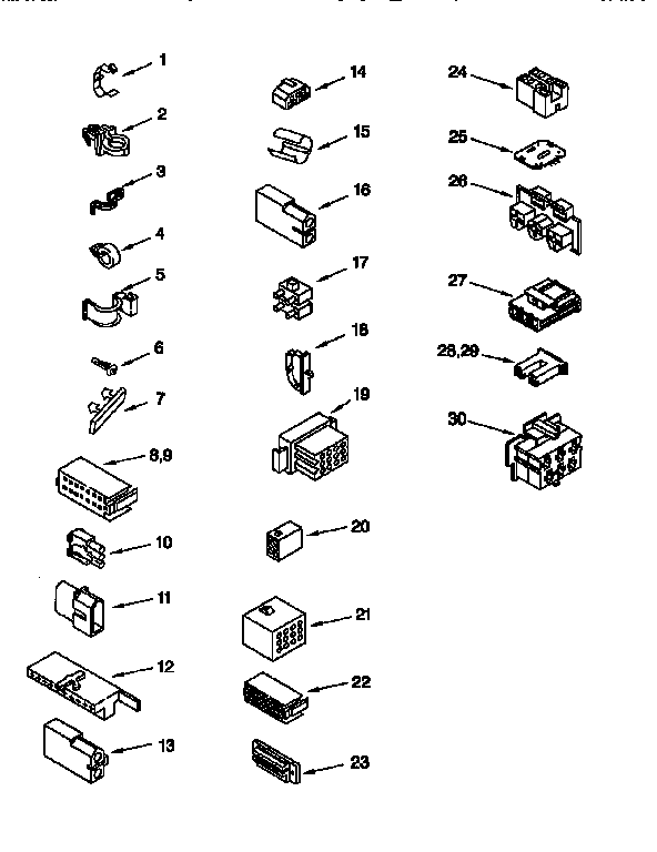 Kenmore 11016602691 wiring harness diagram