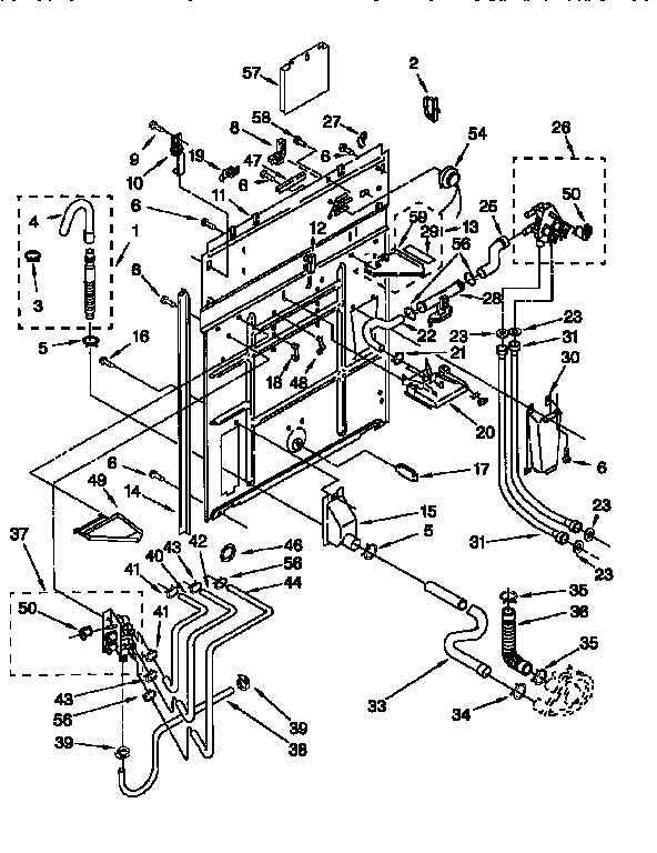 Kenmore 11026952690 rear panel diagram