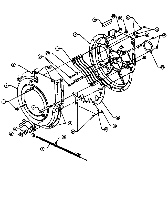 Craftsman 247799630 housing assembly diagram