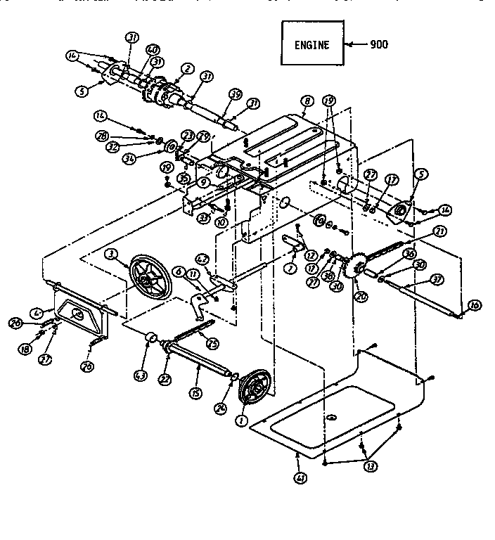 Craftsman 247799630 main frame diagram