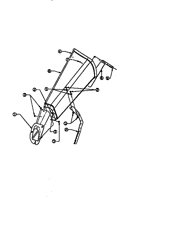 Craftsman 247799630 chute assembly diagram