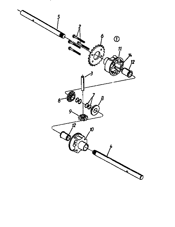 Craftsman 247799630 differential diagram
