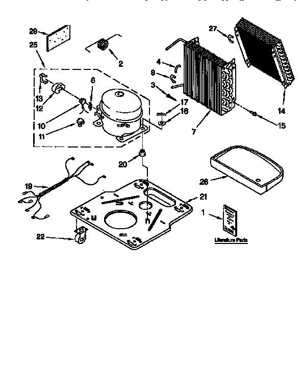 Kenmore 10657250790 unit diagram