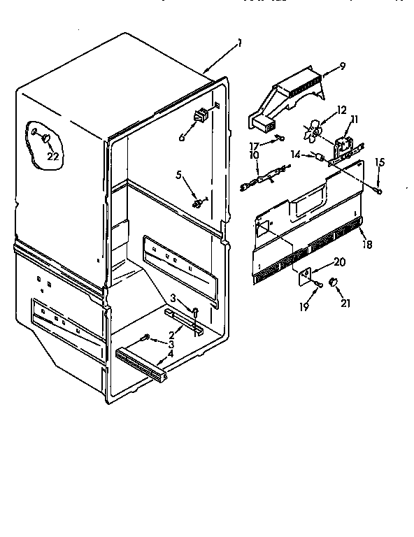 Kenmore 1069731680 liner diagram