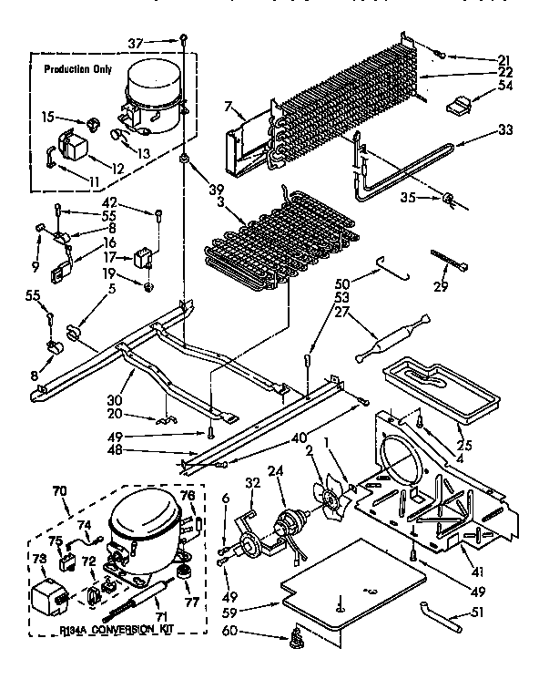 Kenmore 1069731680 unit diagram
