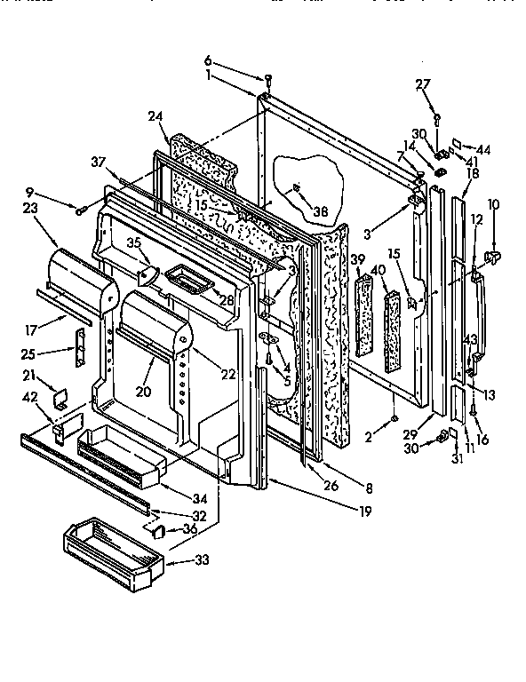 Kenmore 1069731680 refrigerator diagram