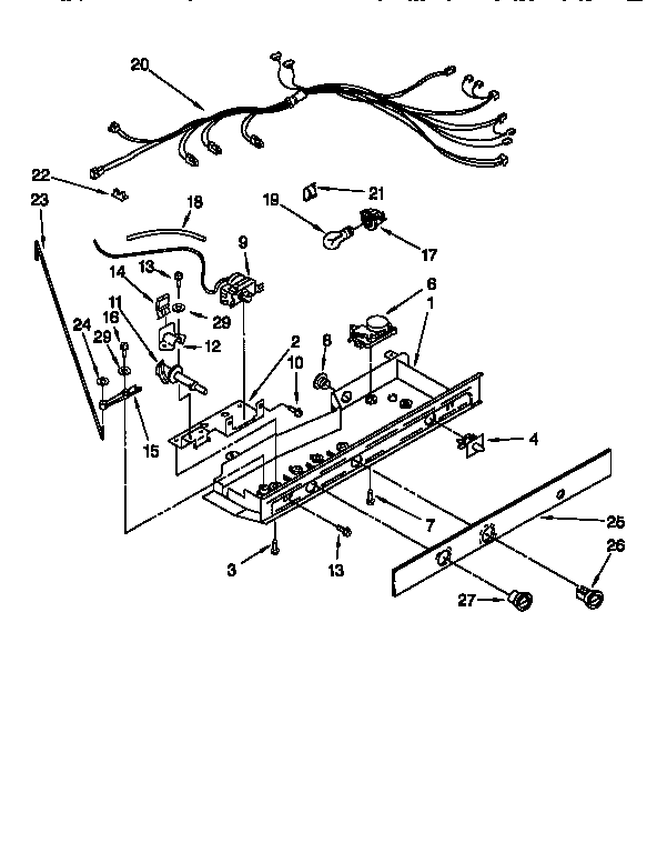 Whirlpool ED27PQXEN01 control diagram
