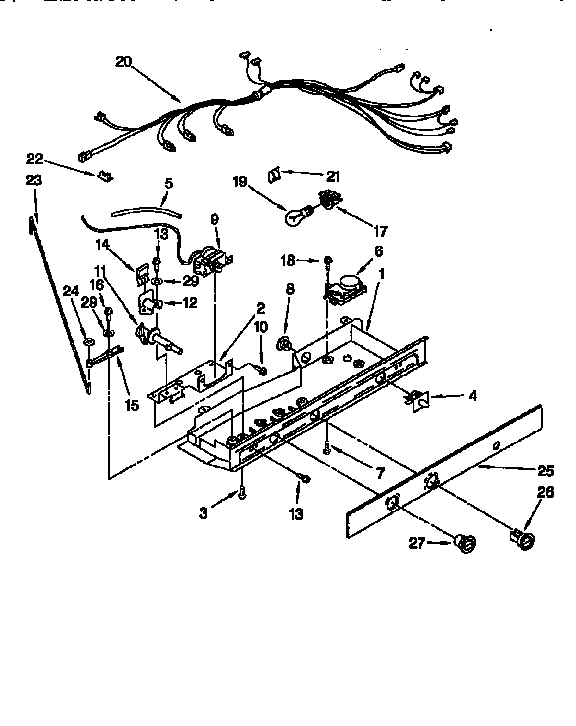 Whirlpool ED22DQXEB04 control diagram
