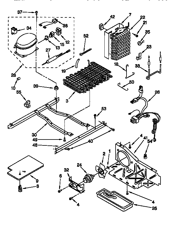 Whirlpool ED20ZKXDN03 unit diagram