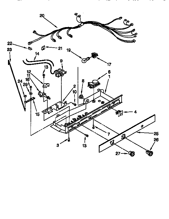 Whirlpool ED20ZKXDN03 control diagram