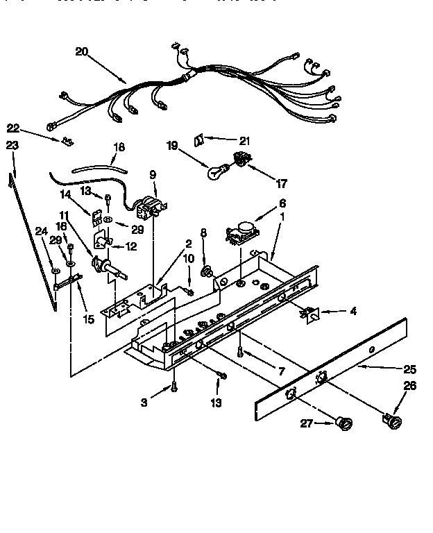 Whirlpool ED27DQXDN04 control diagram
