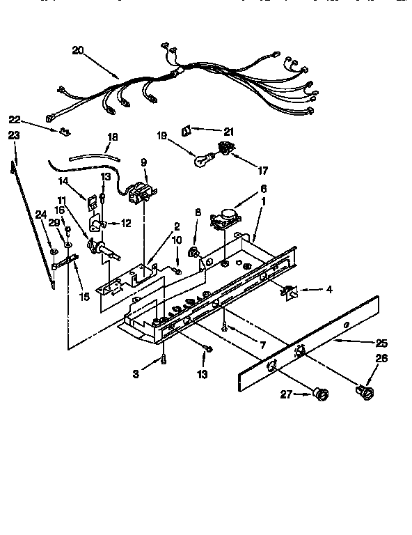 Whirlpool ED22PQXDN05 control diagram