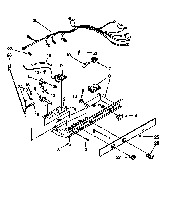 Whirlpool ED25PQXDW04 control diagram