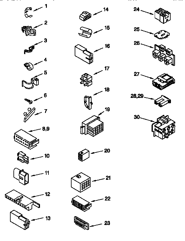 Kenmore 11026814691 wiring harness diagram