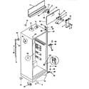 Kenmore 2539366787 cabinet parts diagram