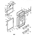 Kenmore 2539366747 doors diagram