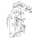 Kenmore 2539366747 cabinet parts diagram