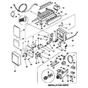 Kenmore 2539366747 icemaker diagram